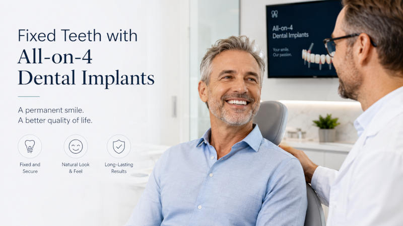 Confident smiles with All-on-4 implants